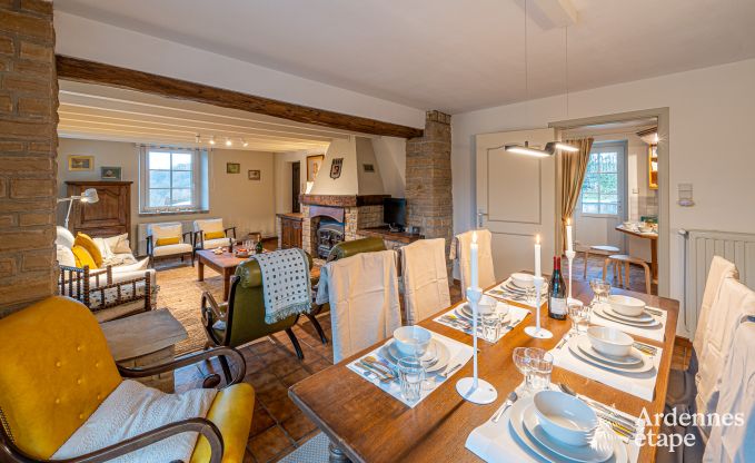 Maison de vacances conviviale  Williers pour 6 personnes avec jardin, terrasse et vue magnifique en Ardenne